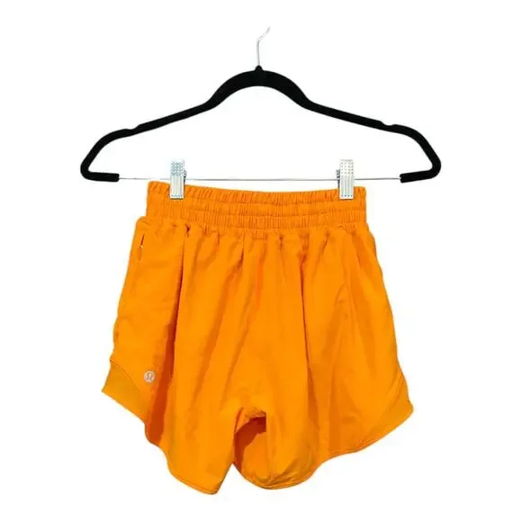 Lululemon Shorts Women 2 Orange - Picture 2 of 3